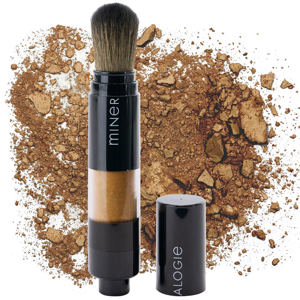 Loose Mineral Foundation Dispensing Brush