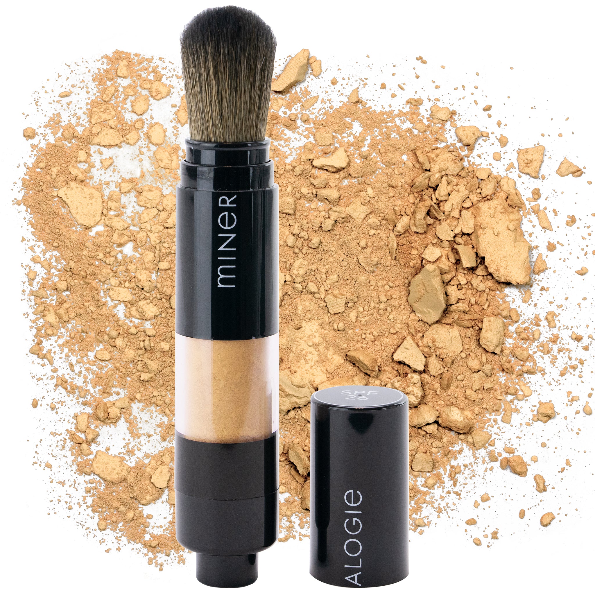 Loose Mineral Foundation Dispensing Brush