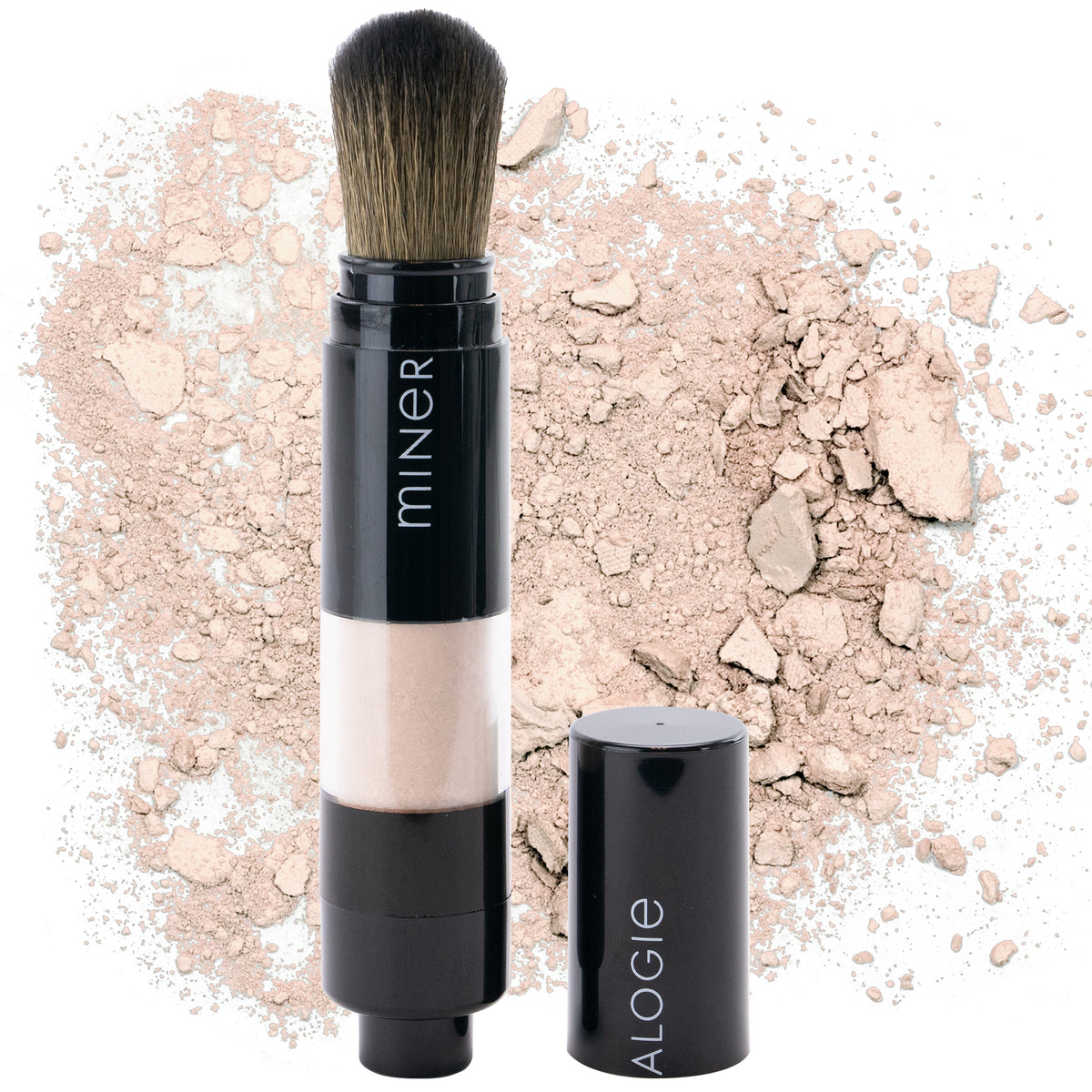 Loose Mineral Foundation Dispensing Brush