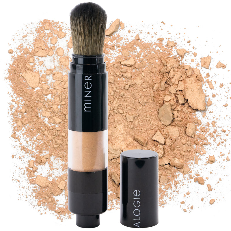 Loose Mineral Foundation Dispensing Brush