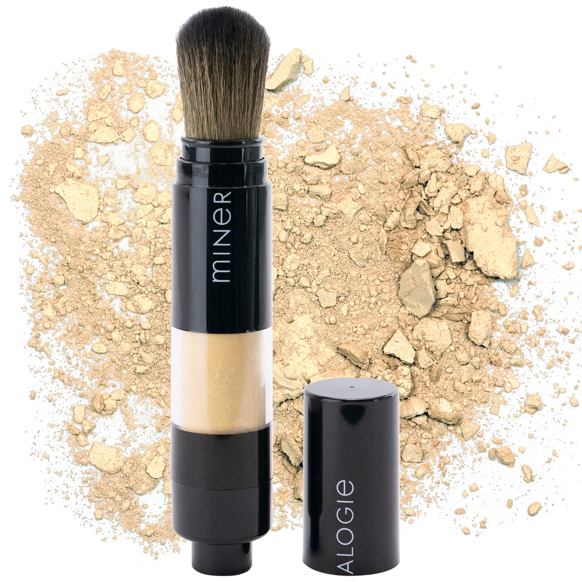 Loose Mineral Foundation Dispensing Brush