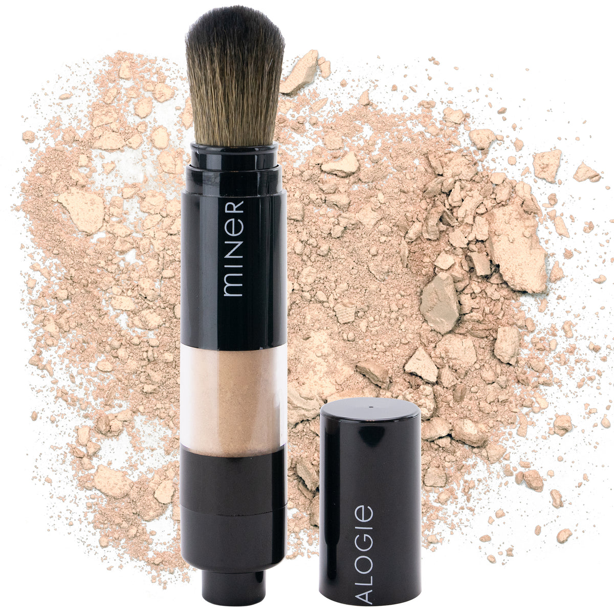 Loose Mineral Foundation Dispensing Brush