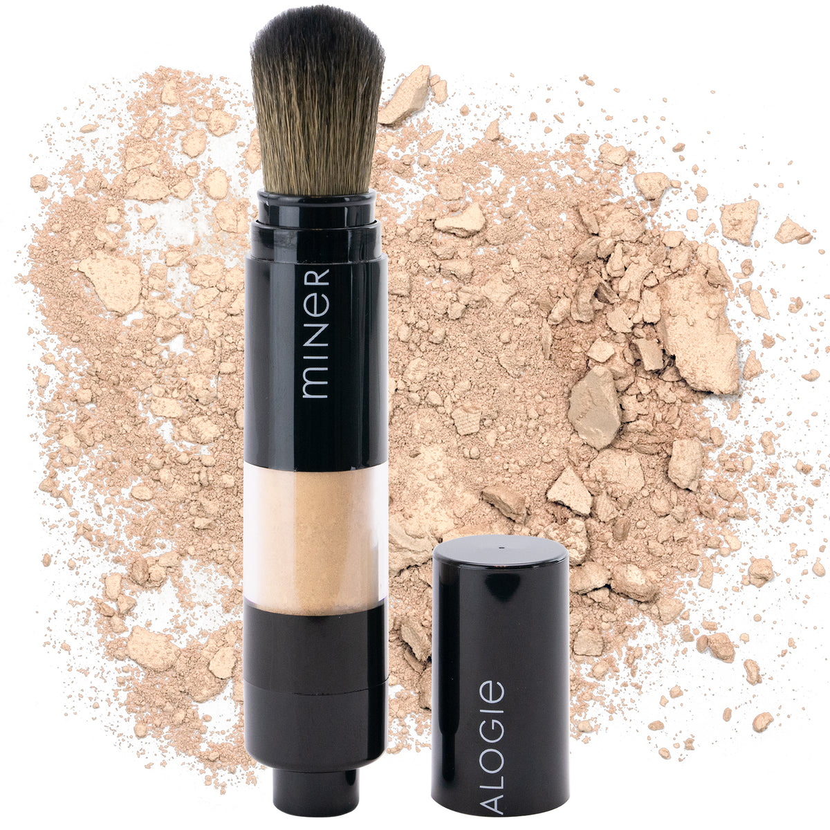 Loose Mineral Foundation Dispensing Brush