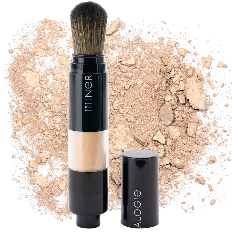 Loose Mineral Foundation Dispensing Brush